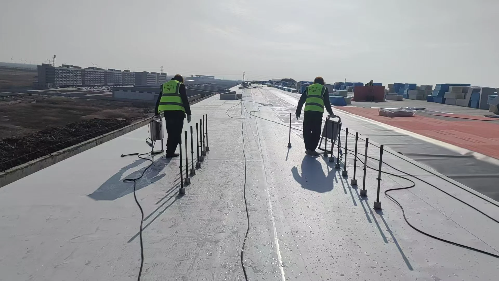 Hot-air seam welding